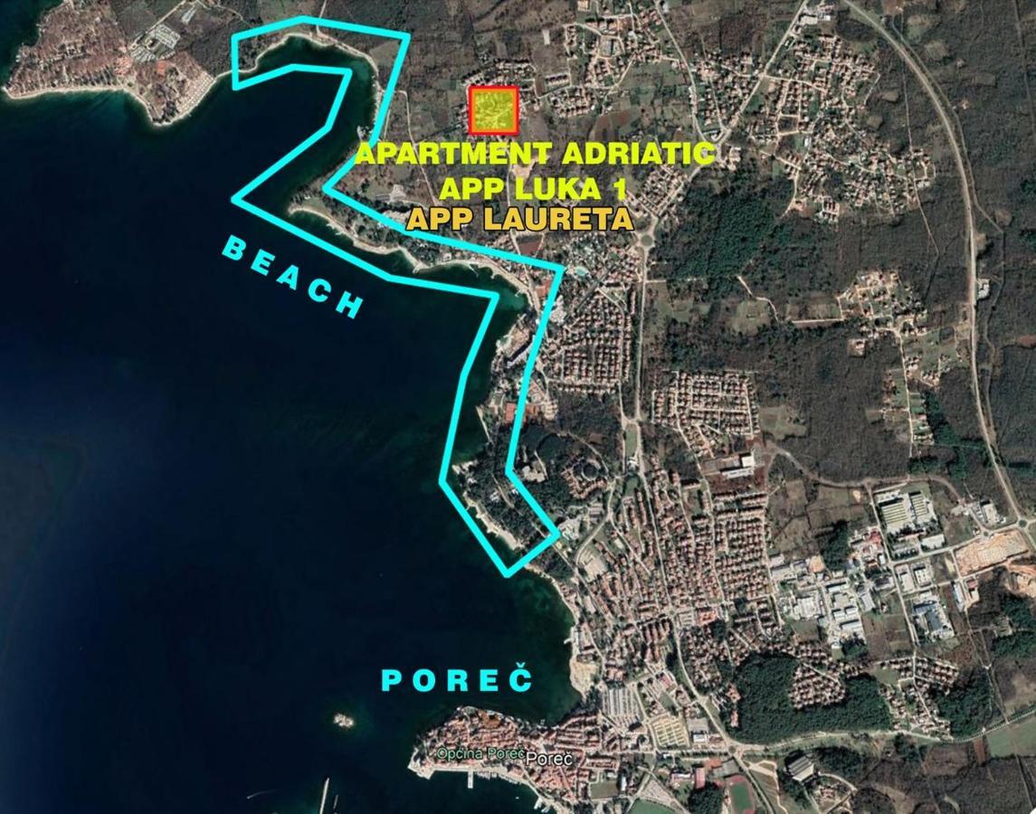 Apartment Laureta Porec Exterior photo